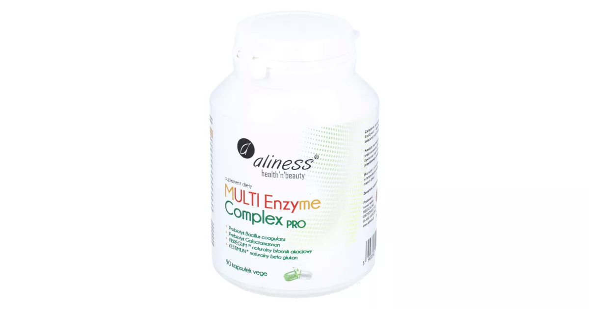 Aliness MultiEnzyme Complex PRO, 90 kapsułek skład, cena, opinie