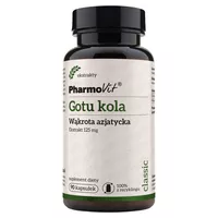 PharmoVit Gotu kola, wąkrotka azjatycka, 90 kapsułek