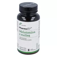 Pharmovit - melatonina z melisą, wsparcie zasypiania, 60 kapsułek