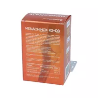 Menachinox K2 + D3 2000, 60 kapsułek miękkich