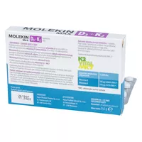 Molekin D3 + K2 MAX, 30 tabletek powlekanych