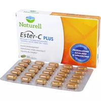 Naturell Ester-C Plus - witamina C, rutyna, bioflawonoidy, tabletki, 50 sztuk + poradnik wsparcia odporności GRATIS