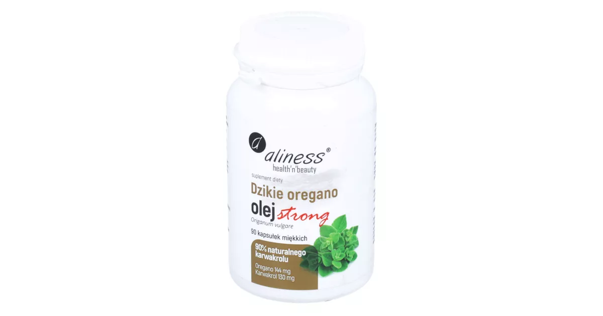 Huile D'Origan Sauvage Forte 100% Aliness - 90 Capsules - Complément Alimentaire
