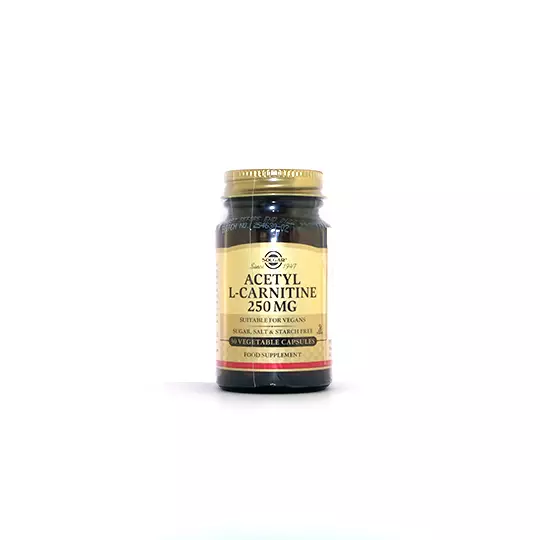 solgar acetyl l carnitine 250 mg Solgar Acetyl L-Carnitine 250mg Vegetable Capsules 30 main image 0