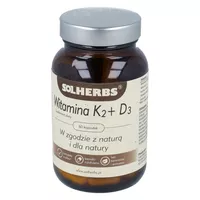 SOLHERBS - witamina K2 + D3, 60 kapsułek