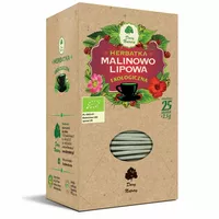 Dary Natury - malinowo-lipowa, ekologiczna herbatka, saszetki, 25 sztuk