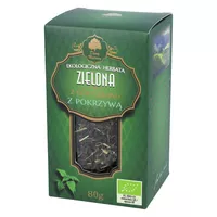 Dary Natury - ekologiczna herbata z gór Cejlonu, zielona z pokrzywą, 80 g