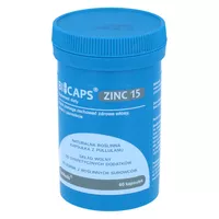 BICAPS ZINC 15 - cynk z dodatkiem magnezu, kapsułki, 60 sztuk