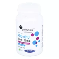 Aliness -  PQQ 20 mg + Q10 50 mg, koenzym Q10, 60 kapsułek