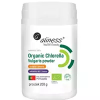 Aliness - Organic Chlorella Vulgaris, proszek, 200 g