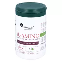 Aliness - El-Amino, kompleks aminokwasów, gorzka pomarańcza, 200 g