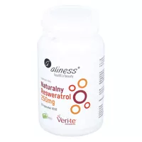 Aliness - naturalny resweratrol, 60 kapsułek