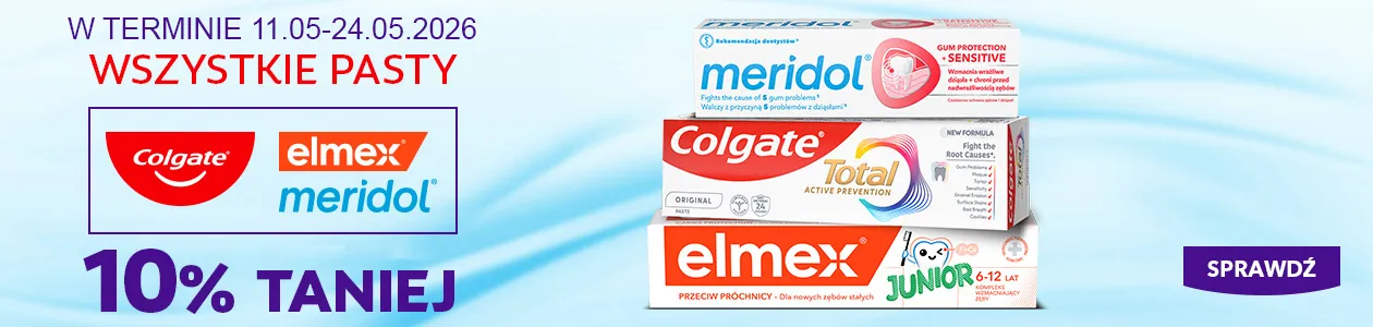 MT - pasty Colgate, Elmex i Meridol