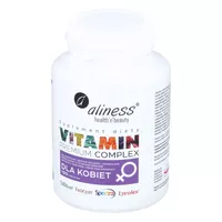 Aliness - Vitamin Premium Complex, zestaw witamin i minerałów dla kobiet, 120 tabletek