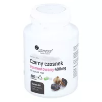 Aliness - Czarny Czosnek fermentowany 400 mg, 100 kapsułek
