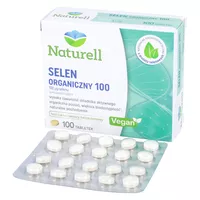 Naturell Selen Organiczny 100 - tabletki, 100 sztuk