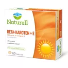 Naturell Beta-karoten + E, 60 tabletek + Naturell Silica Biotyna Max, 20 tabletek GRATIS