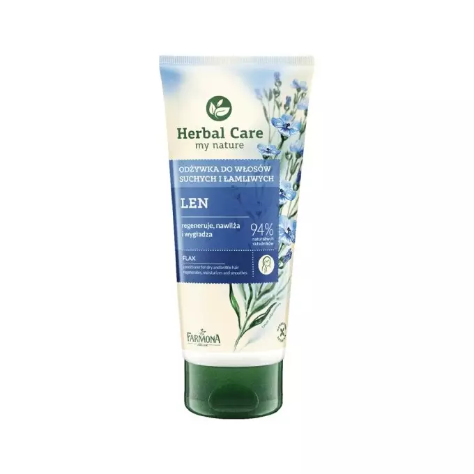 Farmona Herbal Care - Odżywka do włosów suchych i łamliwych lniana, 200ml