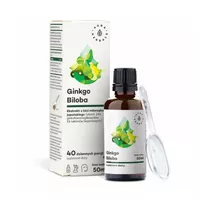 Aura Herbals Ginkgo Biloba - standaryzowany ekstrakt z miłorzębu japońskiego, 50ml