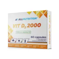 ALLNUTRITION - witamina D3 2000 jednostek, 60 kapsułek