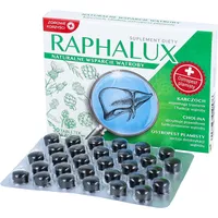 Zdrowe Korzyści - RaphaLux, naturalne wsparcie wątroby, 30 tabletek