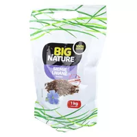 Big Nature - siemię lniane ziarno, 1 kg