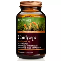Doctor Life Ekstrakt Standaryzowany Kordycepina, 5 mg - 60 kapsułek