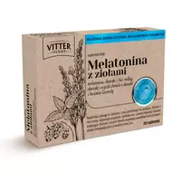Melatonina z ziołami - tabletki, 20 sztuk