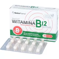 Witamina B12 ACTIVE, 500mg, 30 kapsułek