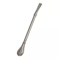 Bombilla do Yerba Mate SORTIJA z jednym pierścieniem (długość: 19,5cm), 1 sztuka