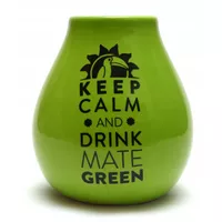 LUKA GREEN - matero ceramiczne do Yerba Mate, 1 sztuka