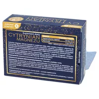 Zdrowe Korzyści Cytrynian Magnezu, 60 kapsułek