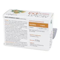 Akavit witamina D3 2000 IU, 120 kapsułek