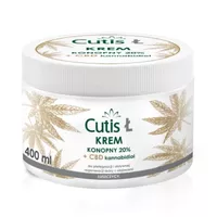 Cutis Ł - ŁUSZCZYCA krem konopny 20% + CBD, 400ml