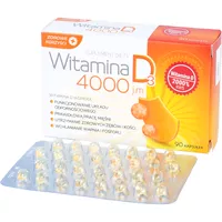Zdrowe Korzyści - Witamina D3 4000 j.m., wsparcie odporności, 90 kapsułek