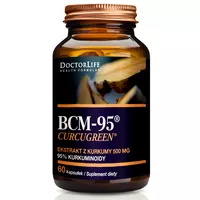 Doctor Life - BCM-95 ekstrakt z kurkumy 500mg, prawidłowa praca wątroby, 60 kapsułek