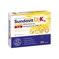Sundovit - D3+K2, 30 tabletek