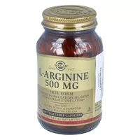 SOLGAR - L-Arginine 500mg, wsparcie układu sercowo-naczyniowego, 100 kapsułek
