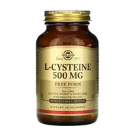 SOLGAR - L-cysteine 500mg, wsparcie antyoksydacyjne organizmu, 90 kapsułek