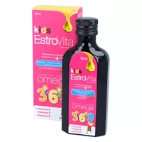 EstroVita Kids - omega-3-6-9, smak malinowy, 150ml