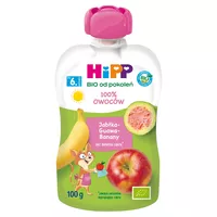 HIPP BIO HIPPIS - mus jabłka-guawa-banany, 100g