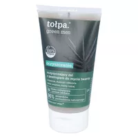 tołpa dermo men oczyszczanie - żel peelingujący do mycia twarzy, 150ml