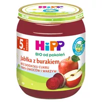 HIPP BIO - jabłka z burakiem, po 5. miesiącu, 125g
