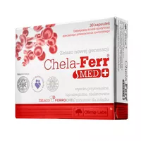 Olimp Chela-Ferr MED+ - żelazo, 30 kapsułek