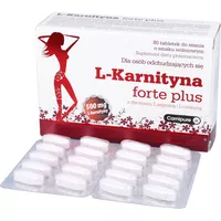 Olimp L-Karnityna forte plus - wsparcie w odchudzaniu, smak wiśniowy, 500 mg, 80 tabletek