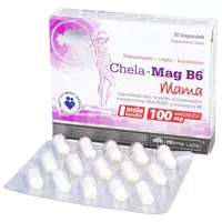 Olimp Chela-Mag B6 Mama - dla kobiet w ciąży i karmiących, 30 kapsułek