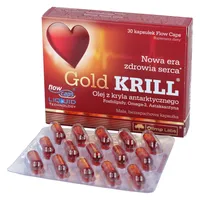 Olimp Gold KRILL - olej z kryla antarktycznego, zdrowe serce, 30 kapsułek