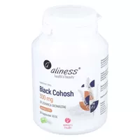 Aliness - Black Cohosh, pluskwica groniasta, wsparcie w czasie menopauzy, 90 kapsułek