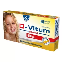 D-Vitum 800 j.m., 30 kapsułek