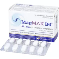 Olimp MagMAX B6 - wsparcie w zmęczeniu i stresie, 50 tabletek